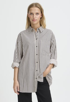 ESTRA - Cămașă - birch w black stripe