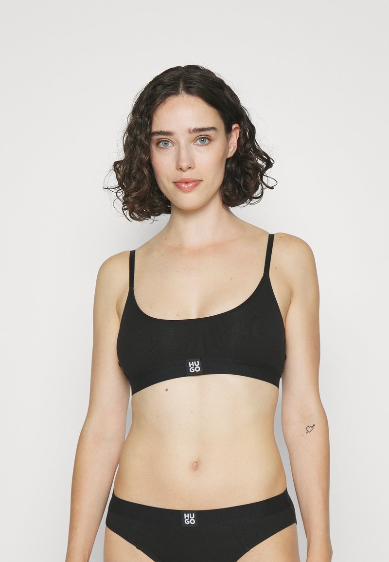 HUGO BRALETTE - Biustjė - black