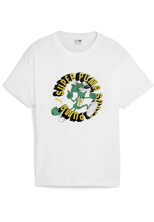 DOWNTOWN SUPER - T-shirt med print - white