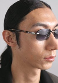 Gucci UNISEX - Óculos de sol - silver/havana-blue