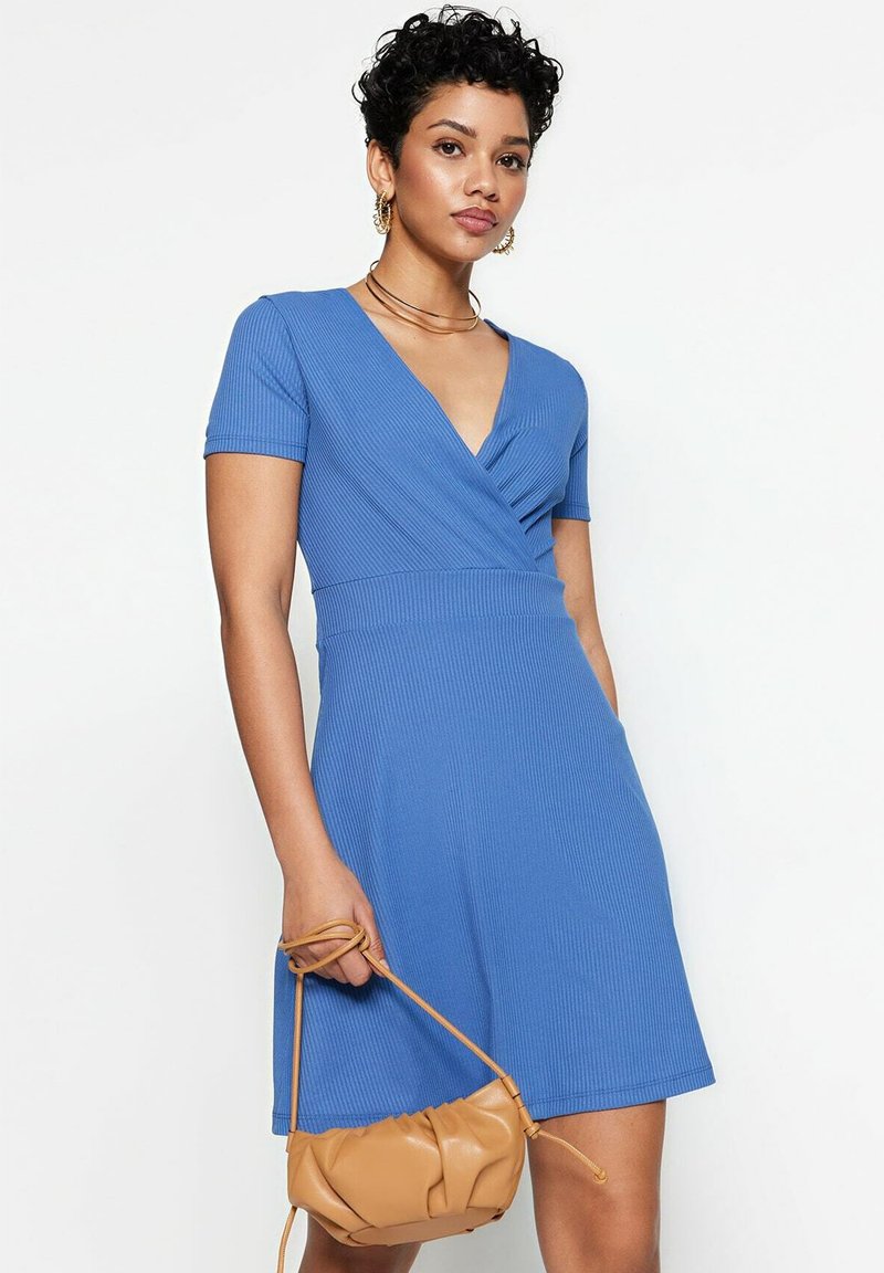 Trendyol Jumper dress navy blue/dark blue Zalando.ie