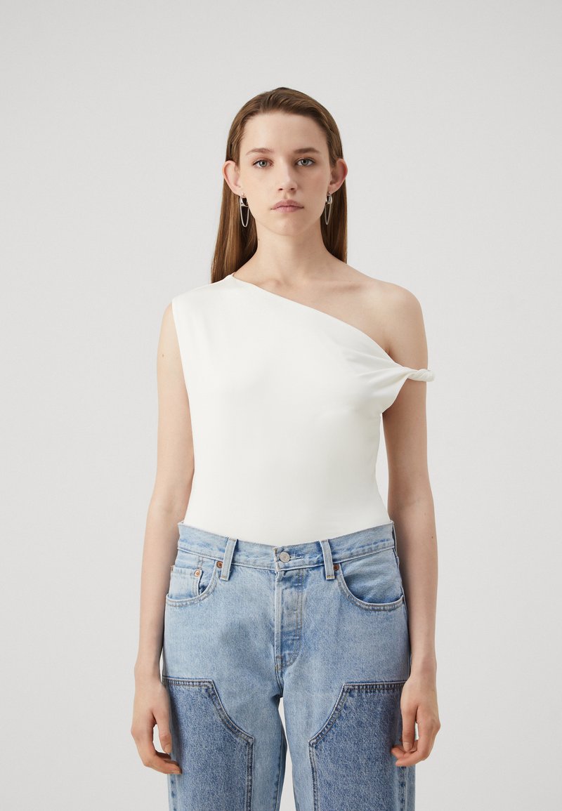 Abercrombie & Fitch TINY TWIST - Top - jet stream