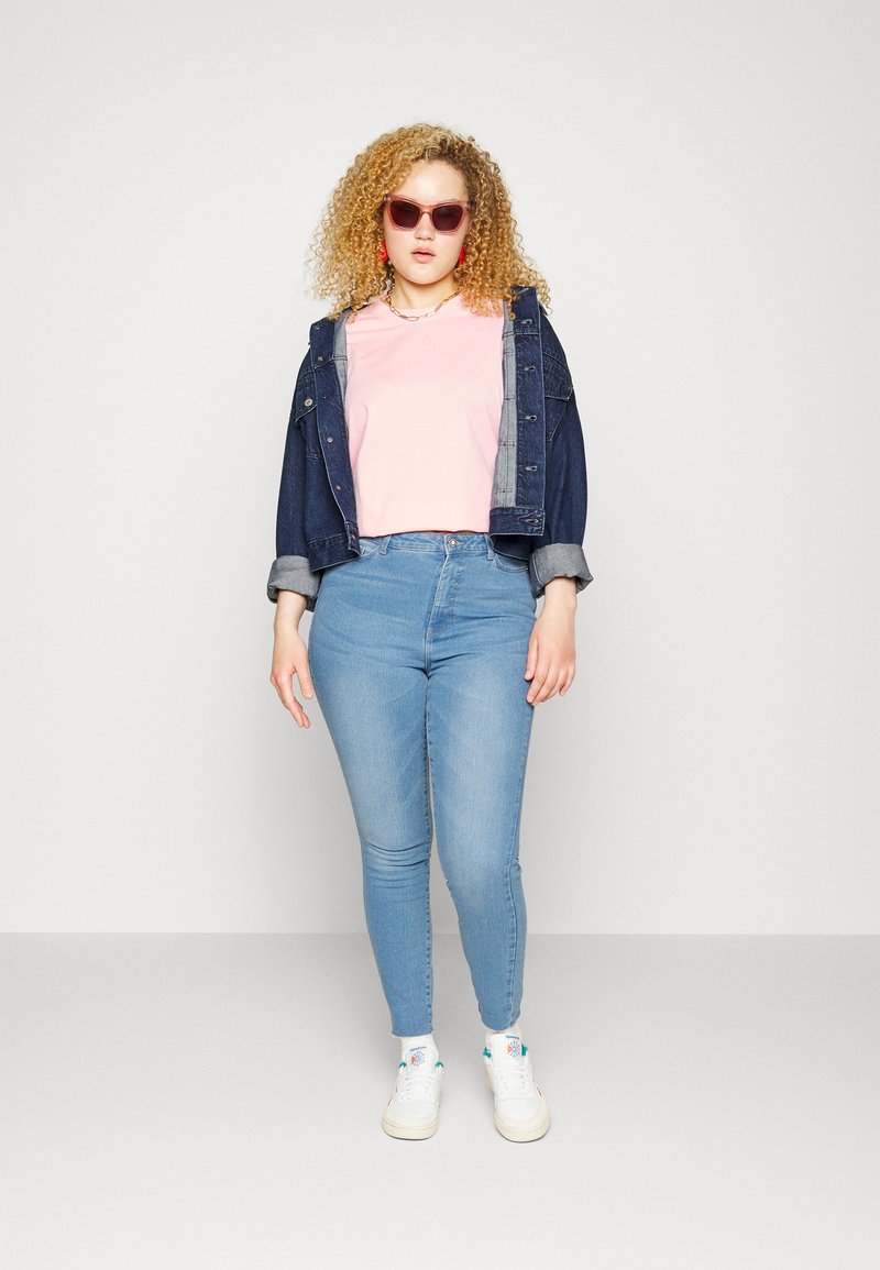 Damen T-Shirts | Gina Tricot BASIC TEE T-Shirt basic tickled pink/pink - BF03056 Damen T-Shirts | Gina Tricot BASIC TEE T-Shirt basic tickled pink/pink - BF03056
