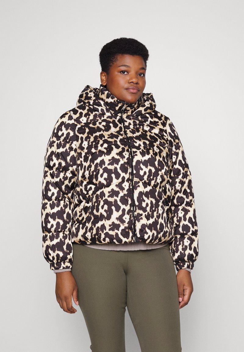 Vero Moda Curve VMUPPSALA PRINT JACKET Winterjacke tan/beige
