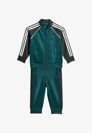 adidas Originals SUPERSTAR - Tracksuit - aurora ivy black white
