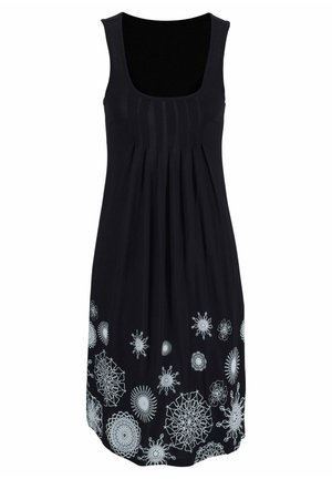 Beach Time Day dress - schwarz weiß