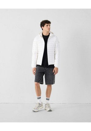 LÉGÈRE À CAPUCHE NICO - Gewatteerde jas - blanc
