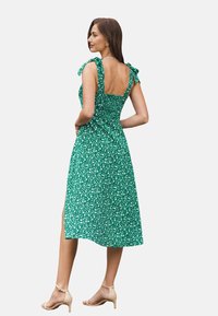 Cupshe FLORAL - Vestido largo - evergreen ditsy