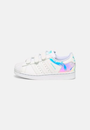 SUPERSTAR CF UNISEX - Sneakersy niskie - white/pulse aqua