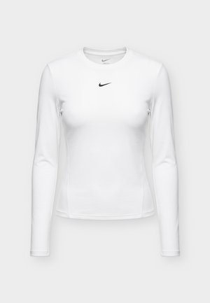 Nike Performance, ONE FITTED - Μπλούζα με μακριά μανίκια - white/black