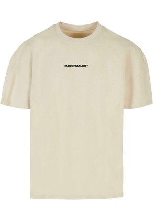 GRAFFITI X HEAVY BOXY - Print T-shirt - sand