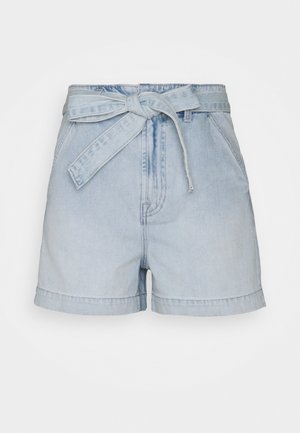 Shorts vaqueros - dark-blue denim