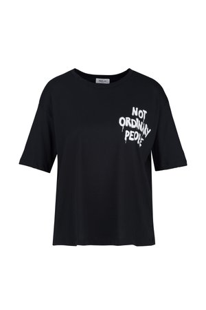 T-shirt print - black