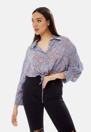 LONG SLEEVES  - Button-down blouse - purple