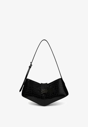 KARL LAGERFELD, K/STUDIO AUTOGRAPH SHB CROCO - Τσάντα χειρός - black-nickel