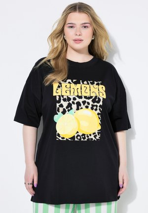 Studio Untold LEMONS - T-shirt imprimé - black