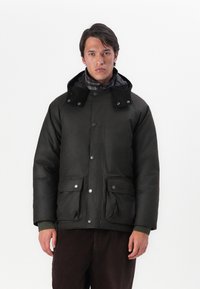 Barbour MODERN BEAUFORT JACKET - Ελαφρύ μπουφάν - dark brown/midnight oak