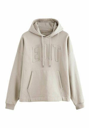 EDIT HEAVYWEIGHT - Jersey con capucha - stone neutral graphic