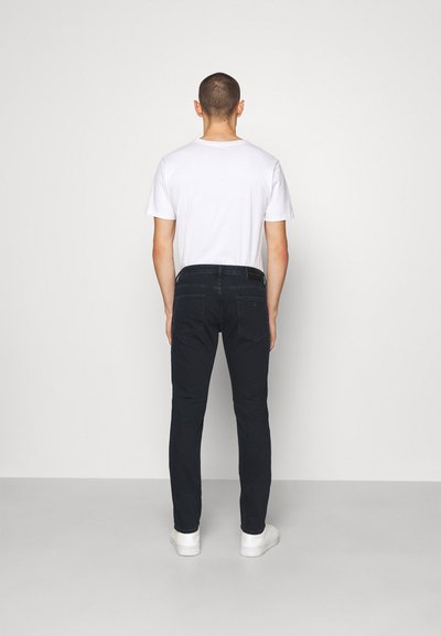 Emporio Armani POCKETS PANT - Traperice uskog kroja - denim blu