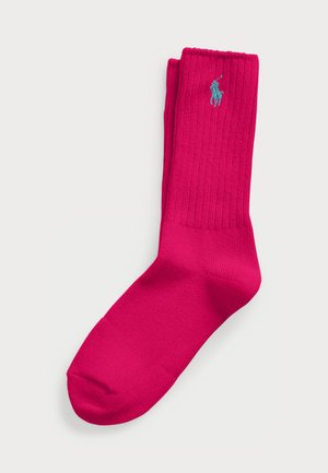 EMBROIDERED PONY CREW SOCKS - Chaussettes - pink