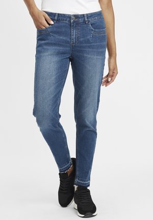 OXIRABELLE - Jeans Hose - Jean slim - antique blue