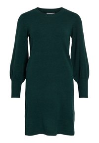 VIKERRY O-NECK - Strickkleid - ponderosa pine