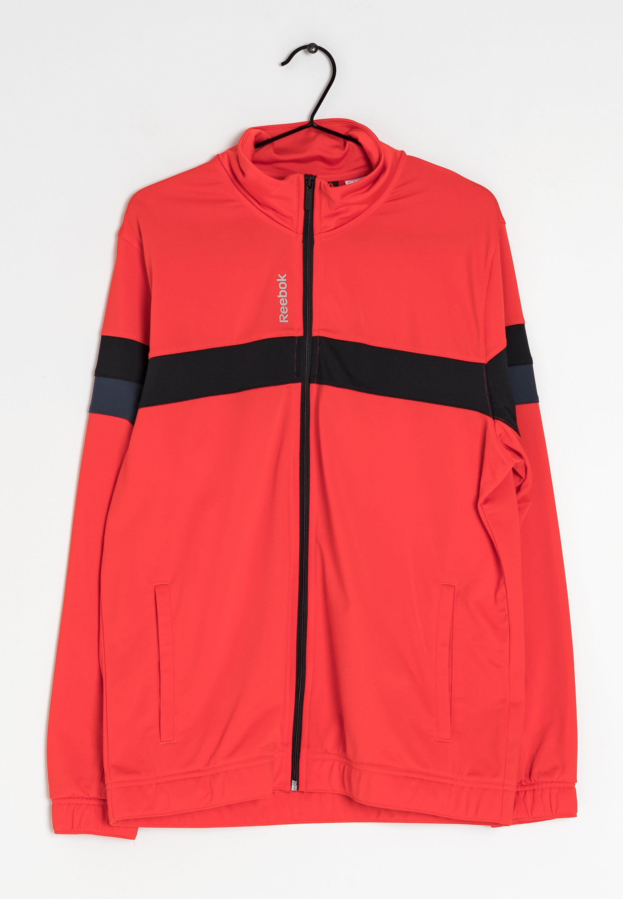 Reebok Sweat zippé orange/multicolore (Seconde main)