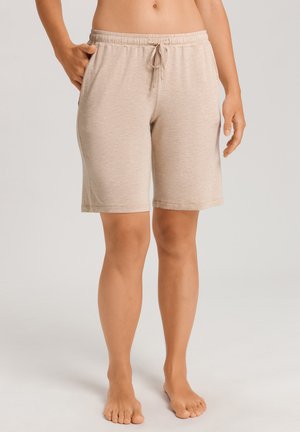 NATURAL ELEGANCE - Pantaloni del pigiama - toffee melange