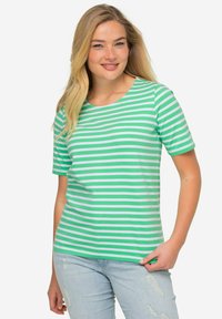 LAURASØN CLASSIC FIT - Triko s potiskem - light green