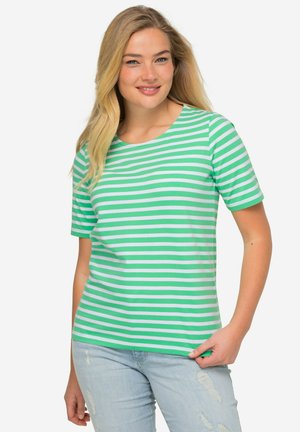 LAURASØN CLASSIC FIT - Triko s potiskem - light green