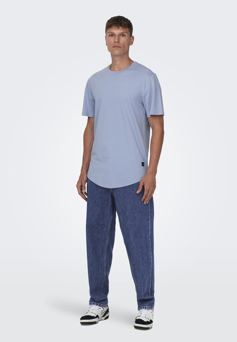 Only & Sons T-shirt basic lichtblauw Only & Sons T-shirt basic lichtblauw