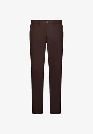 NO EXCESS, PANTS CHINO 4-WAY STRETCH SEDOC - Chino - earth