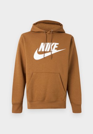 Nike Sportswear, CLUB HOODIE - Kapuzenpullover - ale brown/white