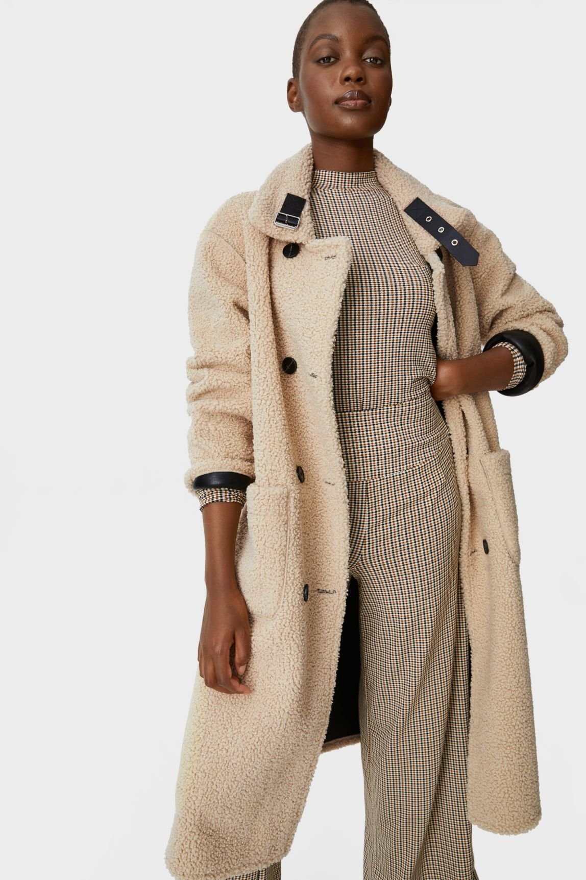 c&a teddy coat