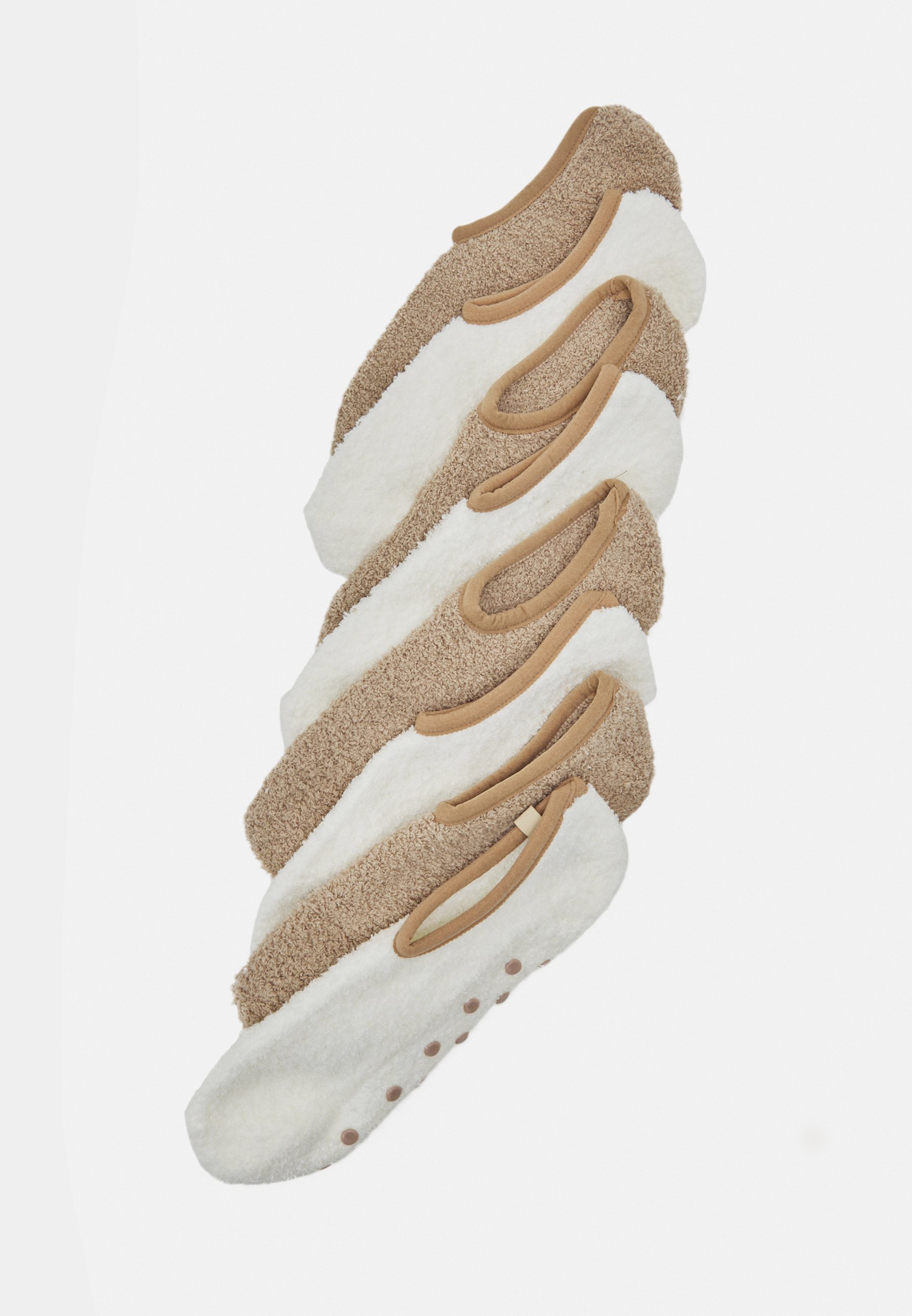 camano FEMALE COSY SNEAKER PACK Trainer socks taupe