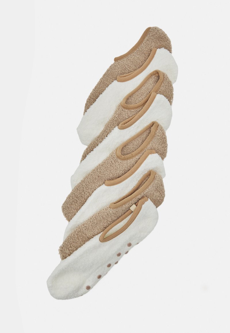 camano FEMALE COSY SNEAKER 4 PACK - Κάλτσες για αθλητικά παπούτσια - taupe