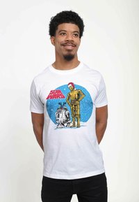 Star Wars STAR WARS: CLASSIC SNOW BROS UNISEX - Camiseta estampada - white
