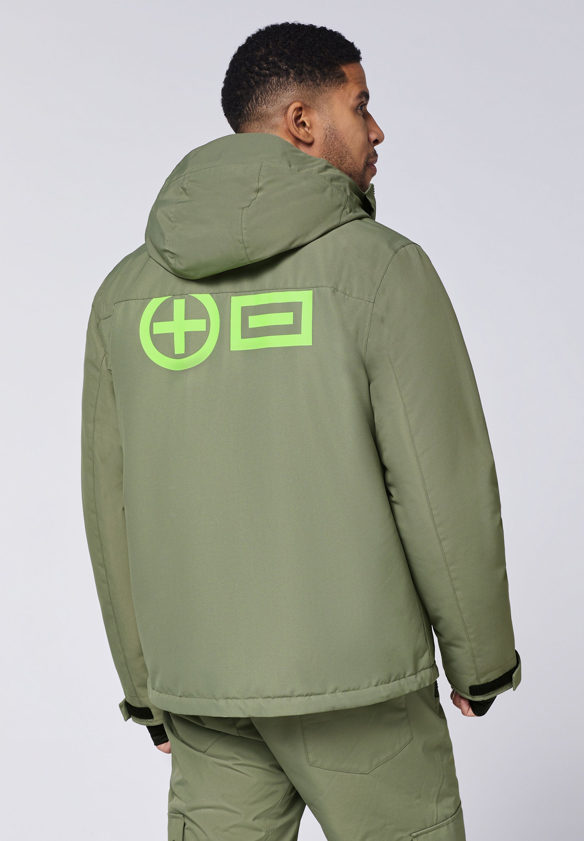 Chiemsee IM LABEL-TYPISCHEN DESIGN - Snowboard jacket - dusty