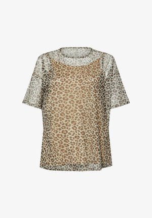 Yours Clothing LEOPARD PRINT - Pusero - brown