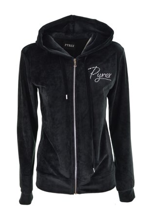Pyrex, Felpa con zip - nero