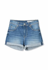 ROLL-UP - Short en jean - light-blue denim
