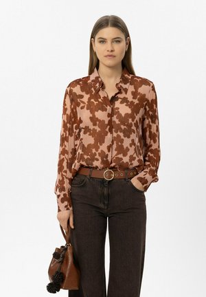 Luisa Cerano, LUISA CERANO BLUSE MIT FLOWER-PRINT - Hemdbluse - multi-colored
