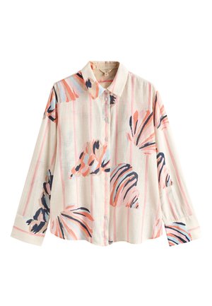 Next, Hemdbluse - pink cream shell print