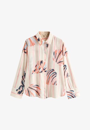 Next, Hemdbluse - pink cream shell print