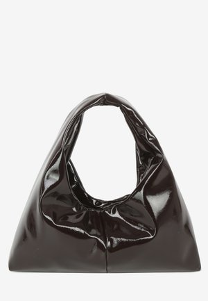HVISK, SARAH GLOSSY STRUCTURE - Τσάντα χειρός - umber brown