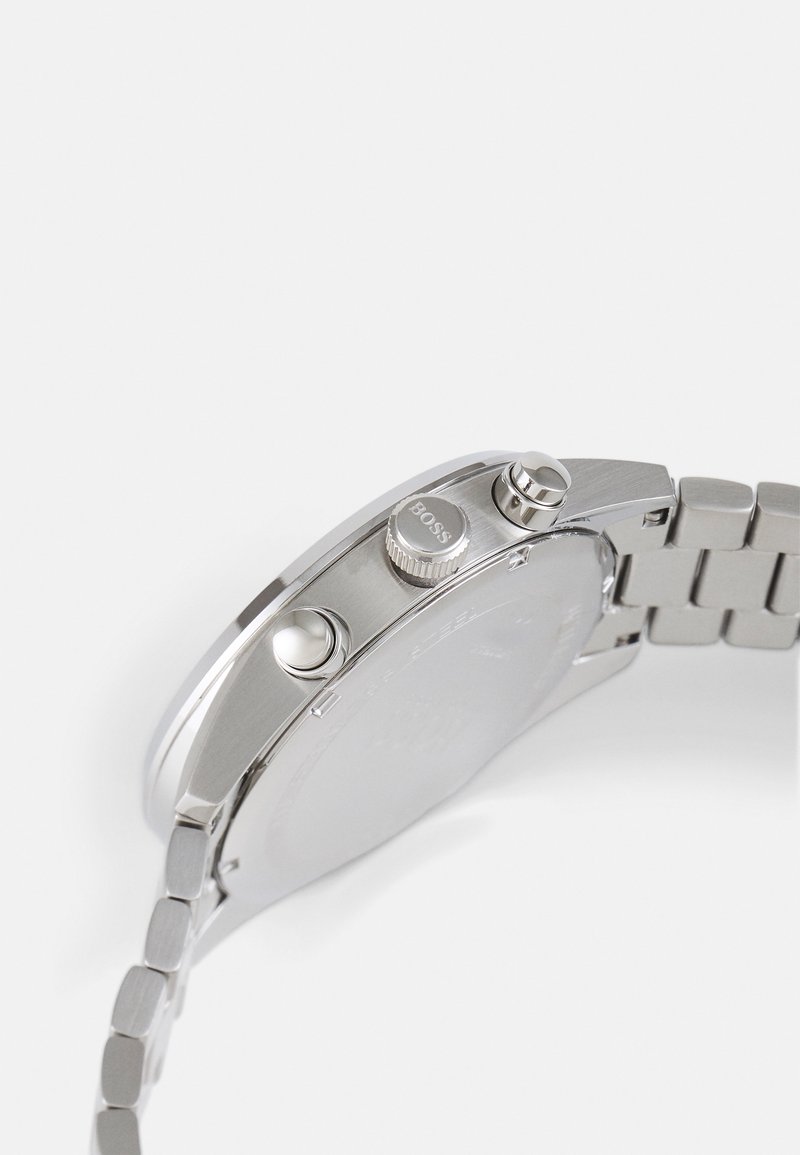BOSS CHAMPION - Chronograph - silver-coloured/black/silberfarben 