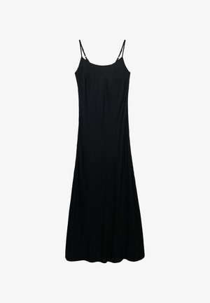 Superdry & Co, BIAS CUT SLIP - Vestito lungo - black