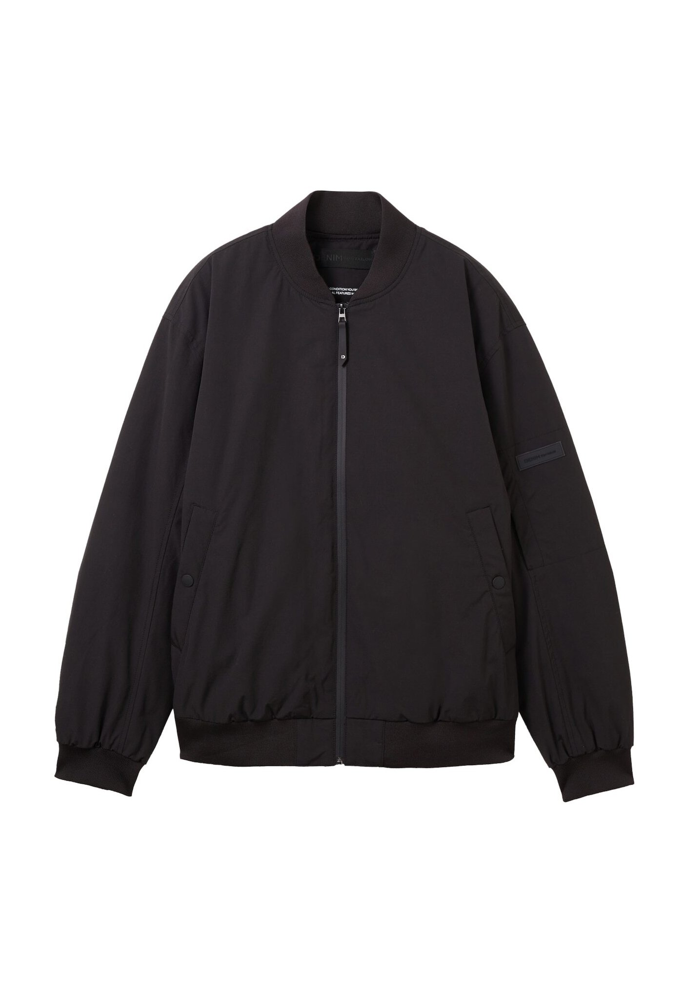 TOM TAILOR Denim Damen Bomberjacke Mit Herz-Steppung – Lässige Kurzjacke Aus Jeansstoff
