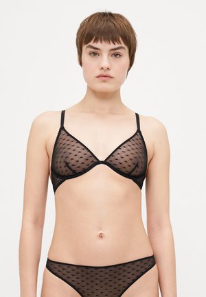 Even&Odd 2 PACK - Underwired bra - black/pink