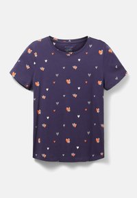 TOM TAILOR T-Shirt print - navy red heart design